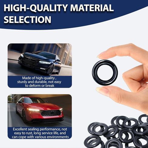 35 قطعة M12 حشية قابس تصريف الزيت المطاطي استبدال 097-119، 097-836CD، GM 12616850,66451، 3536966، 8-03536-966-0 (20.3 مم OD / 11.8 مم I.D) in Kuwait