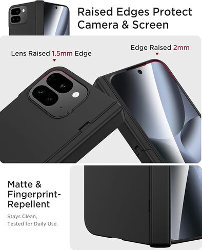 Miimall Cases for Google Pixel 8a Case,[Ultra-Slim & Ultra-Thin][Optimal Device Protection] Snug Fit Sophisticated Design Resilient Anti Drop and Anti Collision Phone Case for Google Pixel 8a,Black in Saudi Arabia