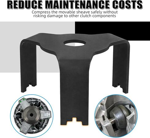 NICECNC Black pDrive Primary Clutch Weight Changing Tool Kit Compatible with Can Am Maverick X3 RS Turbo 2024, X3 RR 4x4 XDS Turbo DPS 2022-2023, See Fitments in Saudi Arabia