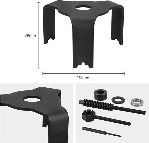 NICECNC Black pDrive Primary Clutch Weight Changing Tool Kit Compatible with Can Am Maverick X3 RS Turbo 2024, X3 RR 4x4 XDS Turbo DPS 2022-2023, See Fitments in Saudi Arabia