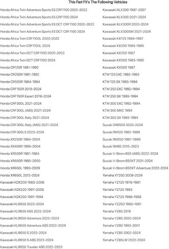 أداة رصاصة لختم الصدمات من تاسك 14 × 12 مم متوافقة مع Honda XR650L 1993-2024/XR250R 1984-2004/XR400R 1996-2004 in Saudi Arabia