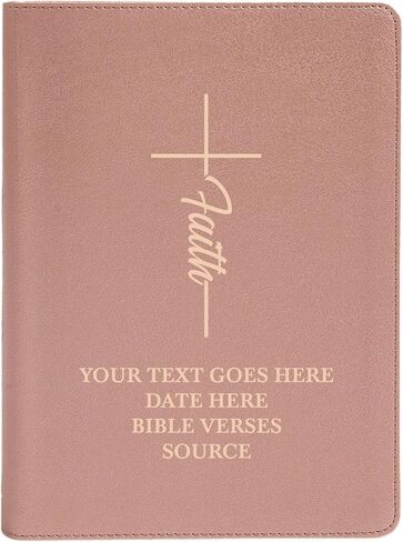 Personalized CSB She Reads Truth Community Study Bible Faux Leather Medium Print Size | Custom with Full Cover Floral & Cross Design and Name | Gift for Christian & Religious Celebrations | Rose Gold in Saudi Arabia