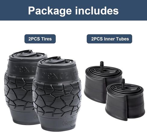 YUNSCM 20" E-Bike Fat Tires 20x3.0/76-406 60TPI and 20" Bike Tubes Schrader Valve with 2 Rim Strips Compatible with 20 x 2.75 20 x 3.0 E-Bike Bicycle Tires and Tubes (Y-909) in Saudi Arabia