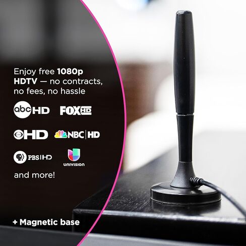 GE Outdoor HD Digital TV Antenna, Long Range OTA HDTV Antenna, Yagi Style Design, Supports 4K 1080P HD Smart TV VHF UHF, J Mount Included for Attic or Outdoor, Weather Resistant, 33685 in Saudi Arabia