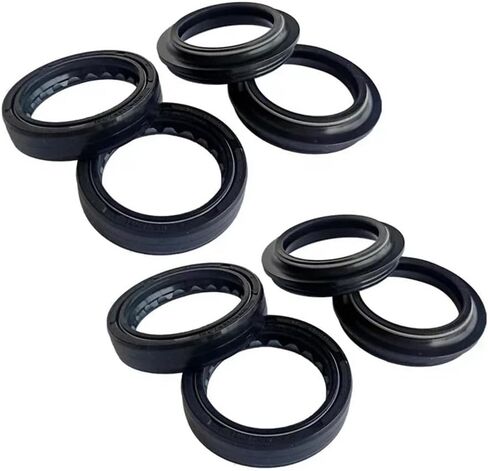 2pc/4pc/8pc 41x54x11 Front Fork Damper Shaft Oil Seal Dust Cover For ER6F ER6N 2007(2pc Seal) in Saudi Arabia