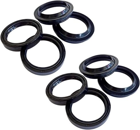 2pc/4/8pc 50x63x11 Front Fork Damper Shaft Oil Seal Dust Cover for 1199 1299 2012-2017(4pc Seal 4pc Cover) in Saudi Arabia