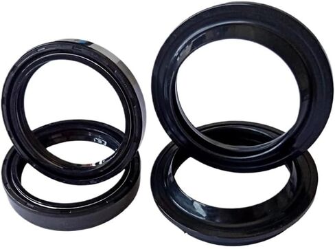 2pc/4/8pc 50x63x11 Front Fork Damper Shaft Oil Seal Dust Cover for 1199 1299 2012-2017(4pc Seal 4pc Cover) in Saudi Arabia