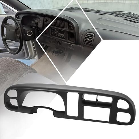 Front Double Din Dash Kit Compatible with 98-01 Ram 1500/98-02 Ram 2500 3500,Matte Black in Saudi Arabia