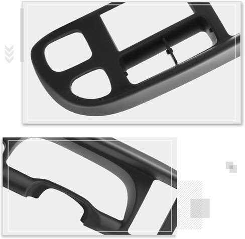Front Double Din Dash Kit Compatible with 98-01 Ram 1500/98-02 Ram 2500 3500,Matte Black in Saudi Arabia