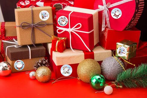 1500P Self-Adhesive Christmas Stickers, The Perfect Choice for Christmas Gift Wrapping. (Style B) in Saudi Arabia