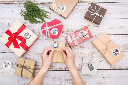 1500P Self-Adhesive Christmas Stickers, The Perfect Choice for Christmas Gift Wrapping. (Style B) in Saudi Arabia