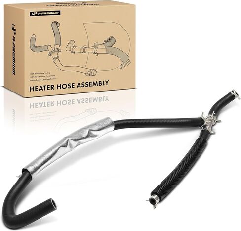 A-Premium HVAC Heater Hose Pipe Line Assembly with Protective Sleeve, Clamps, Coolant Hose Heat Shield Compatible with Dodge Durango 2001-2002, Durango 2003 5.9L in Saudi Arabia