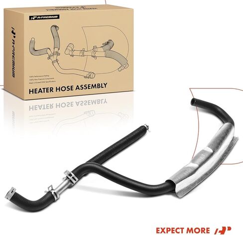 A-Premium HVAC Heater Hose Pipe Line Assembly with Protective Sleeve, Clamps, Coolant Hose Heat Shield Compatible with Dodge Durango 2001-2002, Durango 2003 5.9L in Saudi Arabia