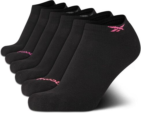 Reebok Women's Athletic Socks - Performance Cushioned Low Cut Socks (6 Pack) in Kuwait
