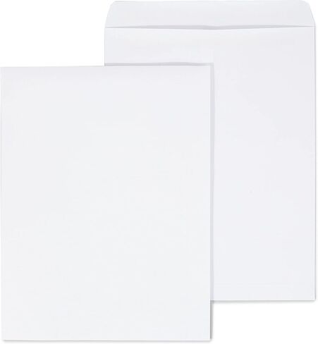 Staples Self Seal Catalog Envelopes, 12-inch x 15.5-inch, White, 200/Carton (ST609123-CCVS) in Saudi Arabia