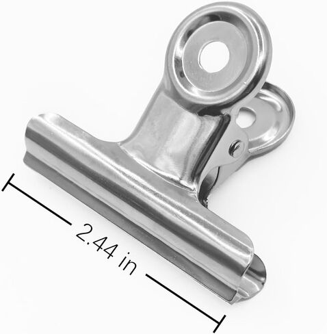 5 Pack 2.5 Inch Chip Clips Bag Clips Food Clips,Heavy Duty Stainless Steel Clips for Bag, All-Purpose Air Tight Seal Clip Cubicle Hooks for Office School Home in Saudi Arabia