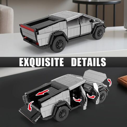 Light-Up Car Building Set,1:14 City Cyber Off-Road Truck Building Toy with Lights,STEM Building Block for Adults Kids,Boys and Girls,Ideas Creative Gift for Car Lovers,1547 pcs Collectible Model Kit in Saudi Arabia