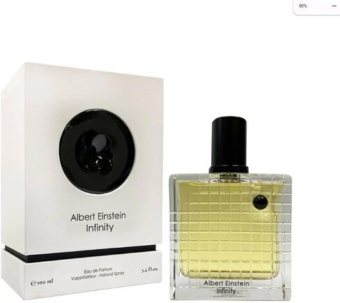 عطر ألبرت أينشتاين إنفينيتي أو دو برفوم للجنسين | 3.4 أوقية (3.4 أوقية) | رائحة متطورة من النهار إلى الليل | روائح نابضة بالحياة من الماندرين والياسمين in Saudi Arabia
