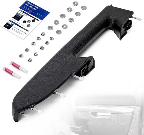 22818472 Front Right Passenger Side Armrest Repair Kit Fit for Chevy Silverado 1500 2500HD 3500HD 2010-2014 For GMC Sierra 1500 2500 HD 3500 HD 2010-2014 Door Panel with Release Handle Below Armrest in Kuwait