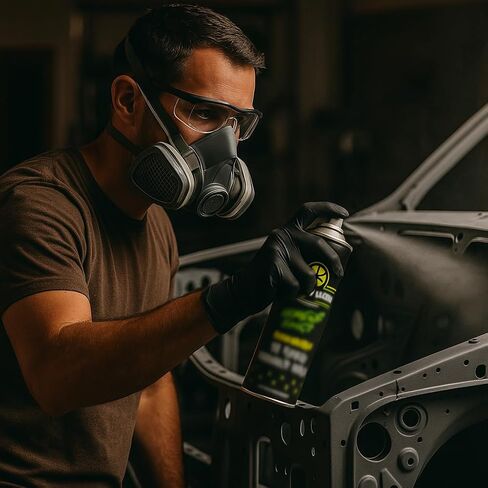LiME LiNE 1K Epoxy Primer Aerosol Spray Paint - Automotive Bare Metal Adhesion & Rust Protection - Professional Grade - Gray 400ml (Pack of 2) in Saudi Arabia