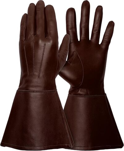Enforcer Unlined Leather Gauntlet for Motorcycle Riding, Honor Guards, and Marching Bands TD650HP in Saudi Arabia