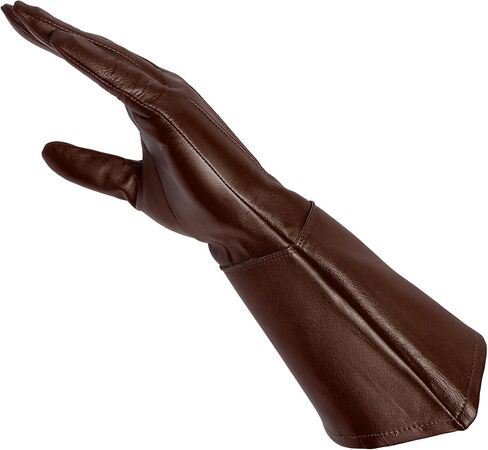 Enforcer Unlined Leather Gauntlet for Motorcycle Riding, Honor Guards, and Marching Bands TD650HP in Saudi Arabia