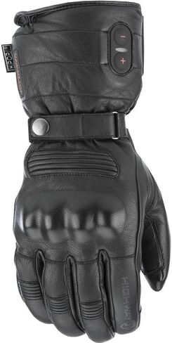 Highway 21 Radiant Gloves, Heated Leather Motorcycle Gauntlets for Men, 100 Grams Thinsulate Insulation and Hipora Liner in Saudi Arabia