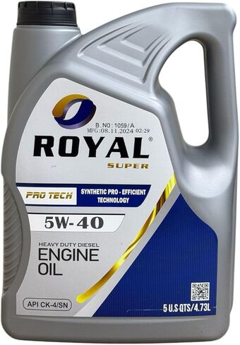 زيت محرك ديزل عالي التحمل 5W-40، اصطناعي بتقنية Pro-Tech، 5 كوارت (5W-40، 5 QTS) in Saudi Arabia