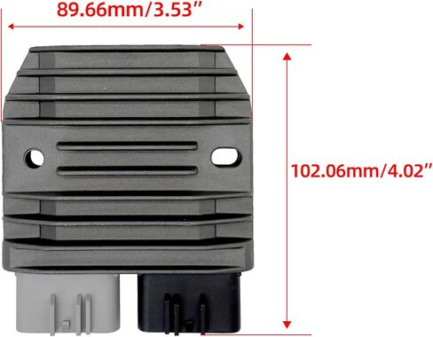 Voltage Regulator Rectifier for Yamaha Grizzly 550 2009-2014/Grizzly 700 2008-2023/Rhino 700 2008-2013/Viking 700 2014-2023/Kodiak 700 2016-2023/Wolverine 700 2016-2018 Replace 1D7-81960-01-00 in Saudi Arabia