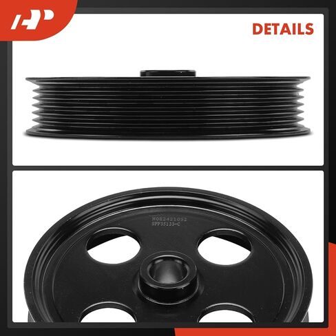A-Premium Power Steering Pump Pulley Compatible with Dodge Grand Caravan 2001-2008, Durango 2000-2003, Dakota 2000-2003, Caravan 2001-2007 & Chrysler Town & Country 2001-2008, Pacifica 2005-2008 in Saudi Arabia