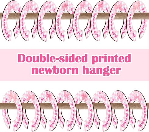 8 قطع فواصل خزانة الأطفال ويني، منظم خزانة ملابس الأطفال، منظم ملابس الأطفال الخشبي الكلاسيكي، فواصل خزانة الأطفال على الوجهين، مستلزمات الأطفال حديثي الولادة in Kuwait