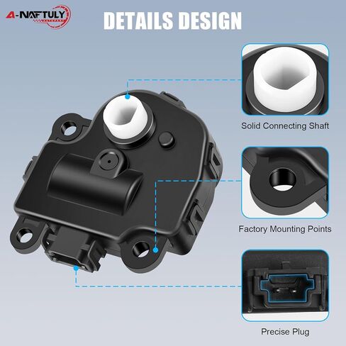 Blend Door Actuator Compatible with 2004-2013 Chevy Impala, 2004-2008 Malibu Buick Allure Lacrosse Cadillac XLR Pontiac Grand Prix, 604-108 604-134, Main, Mode, Temperature, Air Inlet in Saudi Arabia
