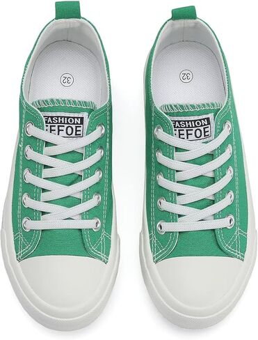 دي سويد حذاء رياضي للاطفال من الاولاد والبنات، حذاء قماشي عصري كاجوال خفيف الوزن، حذاء رياضي كلاسيكي بحزام قابل للتعديل in Kuwait