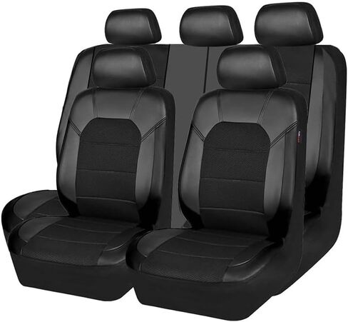 9 قطع مجموعة كاملة من أغطية مقاعد السيارة لسيارة Ford Ranger 2020-2023 2024 2025، أغطية مقاعد أمامية وخلفية وواقي مقعد مريح وجيد التهوية وملحقات داخلية، أزرق in Saudi Arabia