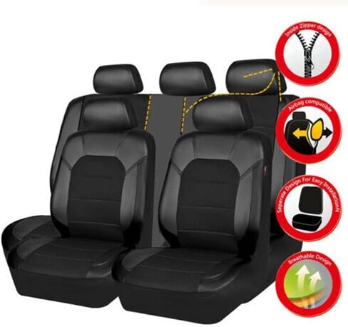 9 قطع مجموعة كاملة من أغطية مقاعد السيارة لسيارة Ford Ranger 2020-2023 2024 2025، أغطية مقاعد أمامية وخلفية وواقي مقعد مريح وجيد التهوية وملحقات داخلية، أزرق in Saudi Arabia
