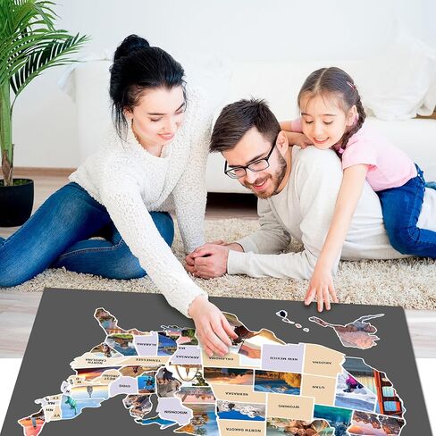 خريطة صور الولايات المتحدة الأمريكية - خرائط تتبع السفر للخدش في الولايات المتحدة الأمريكية مقاس 24 × 36 بوصة، هدايا فكرة لعشاق الأزواج المغامرين والمسافرين المتقاعدين، ديكور جداري لتتبع السفر لقضاء العطلات في الولايات المتحدة (غير مؤطر) in Saudi Arabia