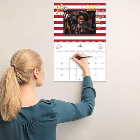 Current 2026 Celebrations Scrapbook Wall Calendar - 12-Inch x 9-Inch Size Closed, 18-Inch Size Open, Large Bookstore-Quality, DIY Spiral-Bound Hanging Calendar for Kitchen & Office, by Current in Saudi Arabia