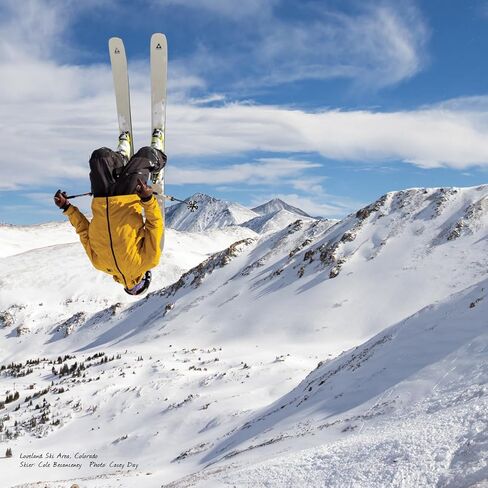 Ski 2026 Wall Calendar - 12x12 Backcountry Skiing Colorado and Beyond in Saudi Arabia