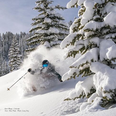 Ski 2026 Wall Calendar - 12x12 Backcountry Skiing Colorado and Beyond in Saudi Arabia