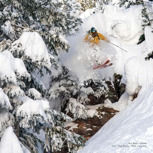 Ski 2026 Wall Calendar - 12x12 Backcountry Skiing Colorado and Beyond in Saudi Arabia