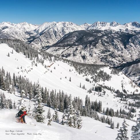 Ski 2026 Wall Calendar - 12x12 Backcountry Skiing Colorado and Beyond in Saudi Arabia