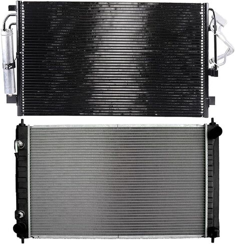ECCPP Replacement 2988 Radiator 3639 Condenser fit for 2007-2013 for Nissan for Altima 2.5L 2007-2013 for Nissan for Altima 3.5L 2009-2014 for Nissan for Maxima 3.5L in Saudi Arabia
