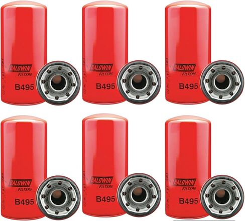 B495 Oil Filter, Lube Spin-on Replace LF3620 P552100 23518480 (6 pack) in Saudi Arabia