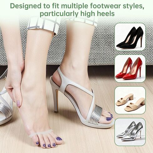 Hoogoo Toe Pads Ball of Toe Cushions Metatarsal Pads Ball of Foot Pads Mortons Neuroma Callus Metatarsal Foot Pain Relief Bunion Forefoot Cushioning Relief Women in Saudi Arabia