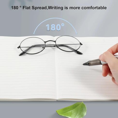 2 Pack Composition Notebooks for Work School Supplies, A5 Journaling Notebooks College Ruled, Portable Composition Note Books for Note Taking Supplies, Glue-Bound, 30 Sheets 5.83×8.27In, Gray&Blue in Saudi Arabia
