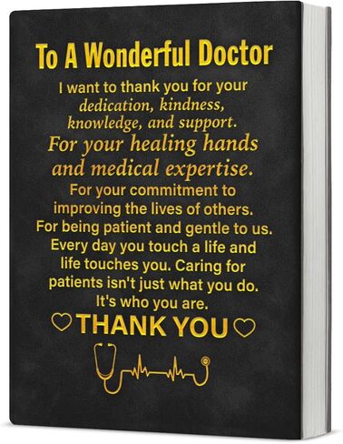 Doctor Journal Graduation Gifts Doctor Appreciation Gifts for Men Women Writing Notebooks Thank You Gifts for Doctors Working Retirement Recovered Gifts in Saudi Arabia