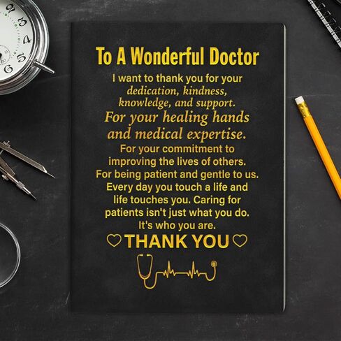 Doctor Journal Graduation Gifts Doctor Appreciation Gifts for Men Women Writing Notebooks Thank You Gifts for Doctors Working Retirement Recovered Gifts in Saudi Arabia