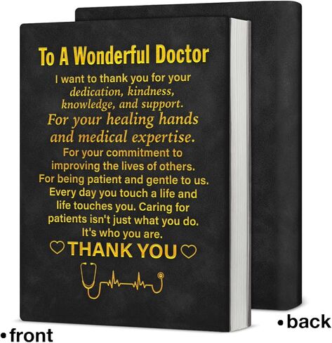 Doctor Journal Graduation Gifts Doctor Appreciation Gifts for Men Women Writing Notebooks Thank You Gifts for Doctors Working Retirement Recovered Gifts in Saudi Arabia