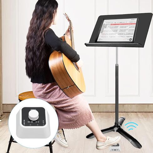 Page Turner Pedal, PT23 Bluetooth Page Turner Foot Switch for Tablets Smartphones PCs, 4 Modes, Rechargeable Music Page Turner Controller for iOS, for Android, for in Saudi Arabia