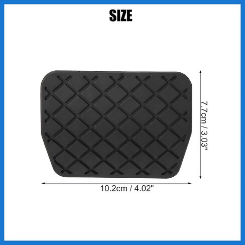 غطاء دواسة فرامل القابض المضاد للانزلاق غطاء دواسة السيارة مناسب لأودي Q3 - حزمة من 1 ملحقات السيارات السوداء in Saudi Arabia